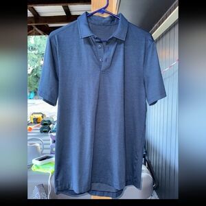 Mens Lululemon Navy Blue Polo Like New